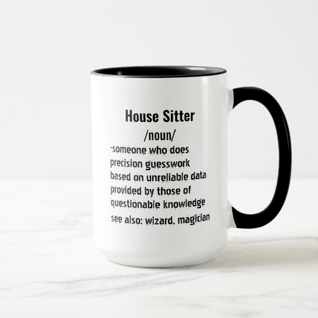 Caneca Dons de definição de casa engraçada para mulheres (Direita)