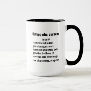 Caneca Dons de definição do cirurgião ortopédico engraçad