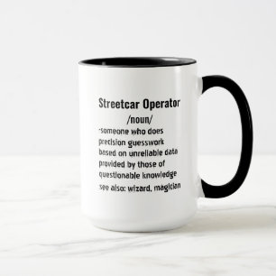 Caneca Dons de definição do operador de Streetcar Funny