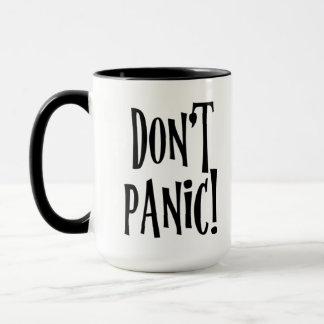 Caneca Don't Panic