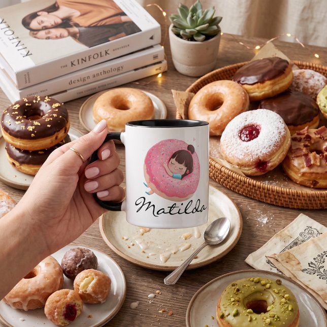 Caneca Donut engraçado fofo  (Criador carregado)
