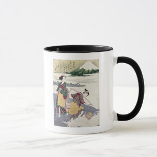 Caneca Donzelas de sal em Tago-nenhuma-ura praia
