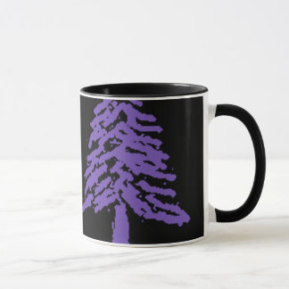 Caneca Doodle V4.0 da árvore da lavanda