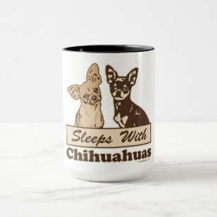 Caneca Dorme com Chihuahuas