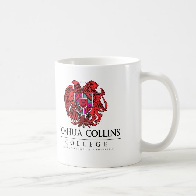 Caneca dos alunos da faculdade de Joshua Collins (Direita)