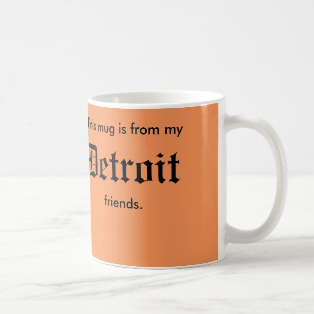 Caneca dos amigos de Detroit (Direita)