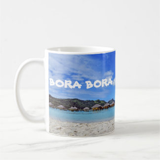 Caneca dos bungalows de Bora Bora Polinésia