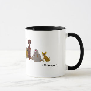 Caneca dos cachorrinhos em seguido