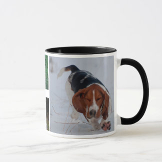 Caneca dos cães de Basset
