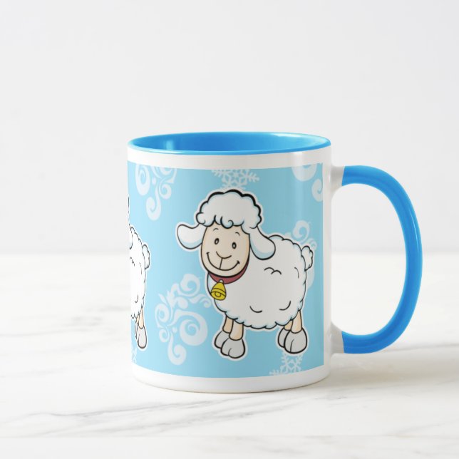 Caneca dos carneiros brancos (Direita)
