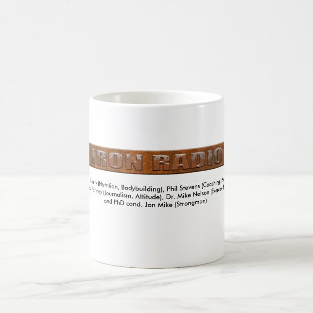 caneca dos co-anfitriões de IronRadio.org (Centro)