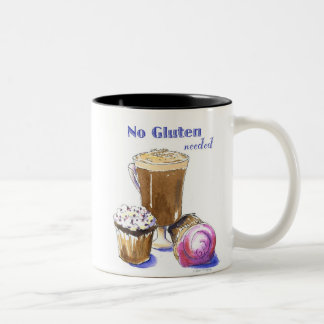 CANECA dos cupcakes & do Cappuccino de GF