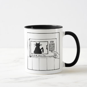 Caneca dos desenhos animados da microonda dos