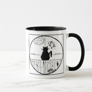 Caneca dos desenhos animados do espaço dos