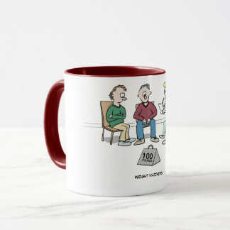 Caneca dos desenhos animados dos observadores do