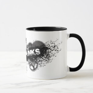 Caneca dos escritores da engrenagem