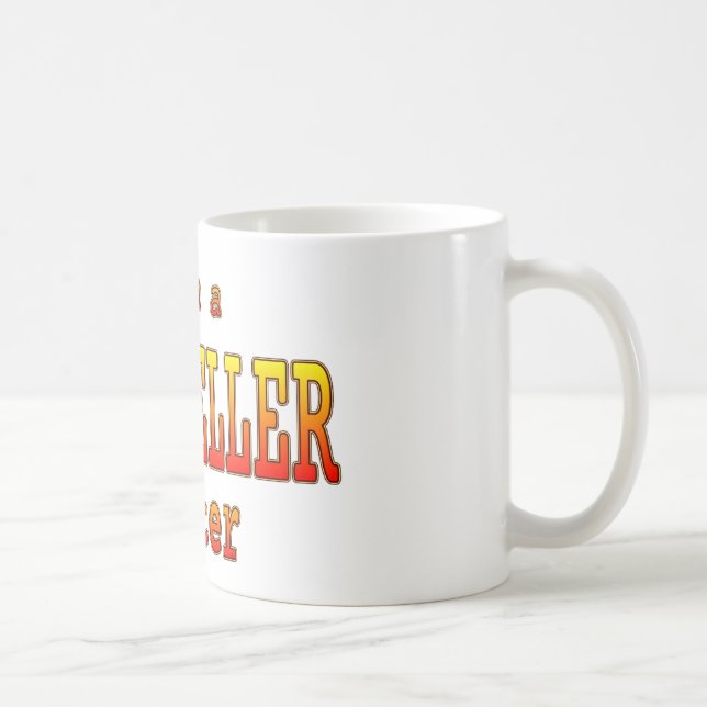 Caneca dos escritores do bestseller customizável (Direita)
