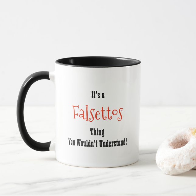 Caneca dos Falsettos (Com Donut)