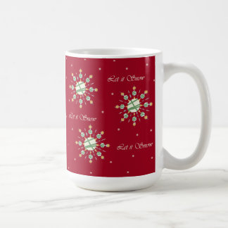 Caneca dos flocos de neve