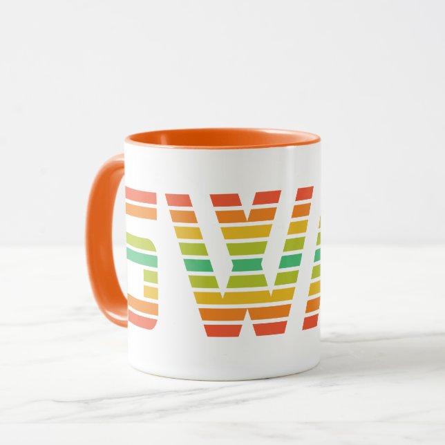 Caneca dos GANHOS - escolha o estilo & a cor (Frente Esquerda)
