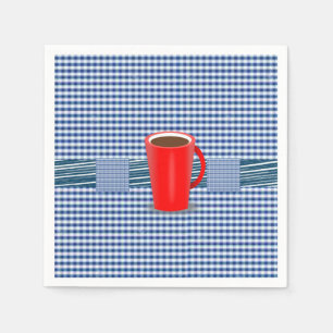 Caneca dos guardanapo de papel