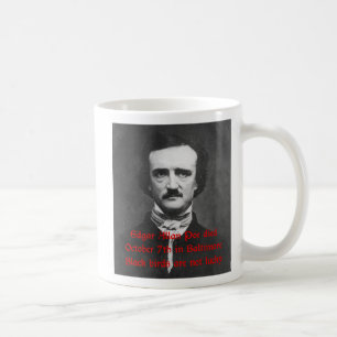 Caneca dos haicais de Edgar Allan Poe