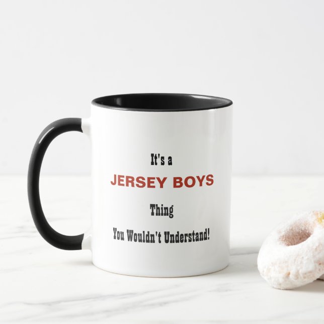 Caneca dos meninos do jérsei (Com Donut)