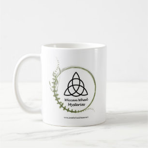 Caneca dos mistérios da roda de Wiccan