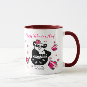 Caneca dos namorados da PANDA do DOCINHO