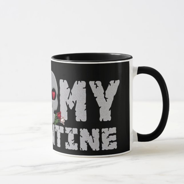 Caneca dos namorados do crânio (Direita)