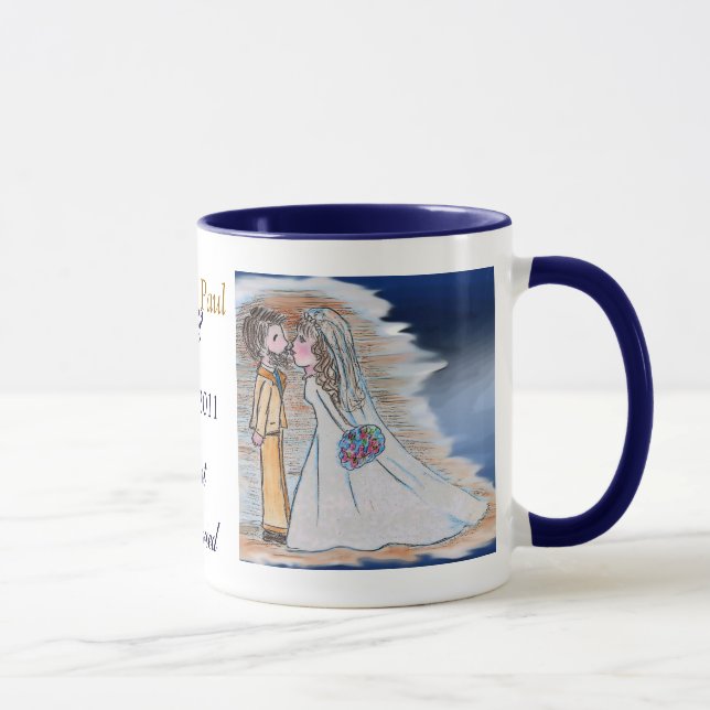 Caneca dos noivos de JustMarried (Direita)
