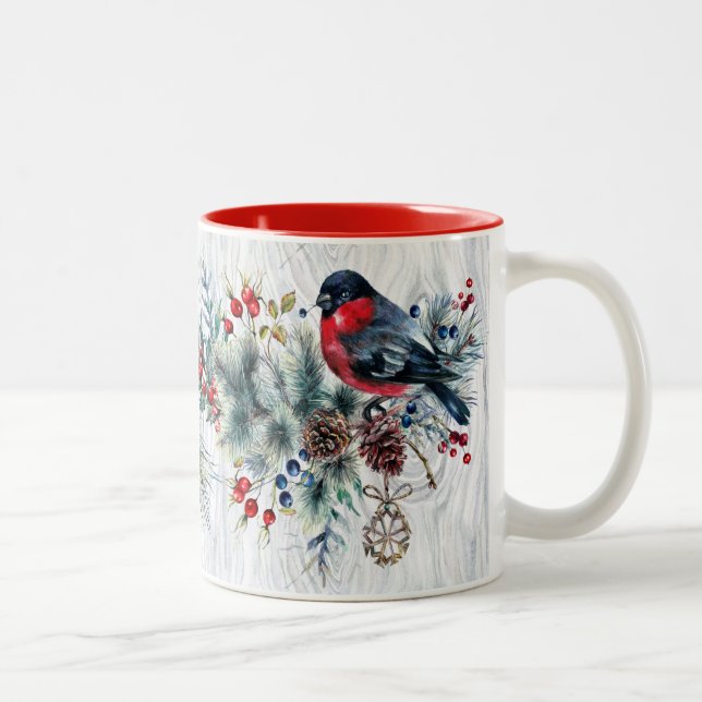 Caneca dos pássaros do inverno (Direita)