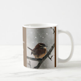 Caneca dos pássaros do inverno: Carriça de