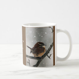 Caneca dos pássaros do inverno: Carriça de