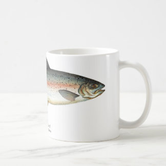 Caneca dos peixes da truta de arco-íris