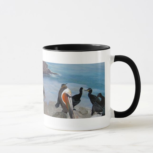 Caneca dos pelicanos e dos Cormorants (Direita)