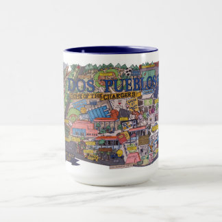 Caneca Dos Pueblos Map Coffee Mug