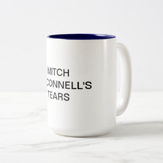 Caneca dos rasgos de Mitch McConnell