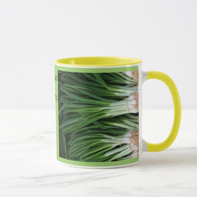 Caneca dos Scallions/cebolas verdes (Direita)