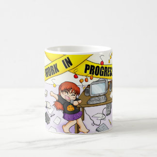 Caneca dos trabalhos em curso