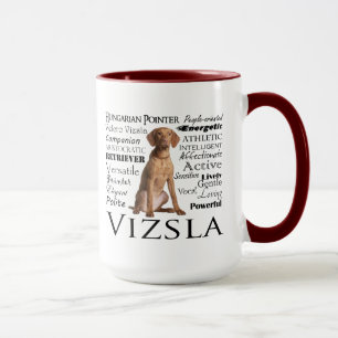 Caneca dos traços de Vizsla