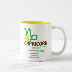 Caneca dos traços do Capricórnio