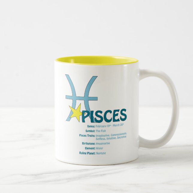 Caneca dos traços dos peixes (Direita)