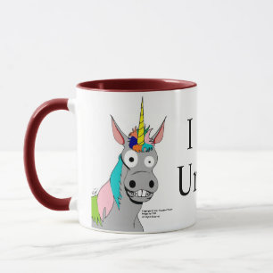 Caneca dos unicórnios do leite