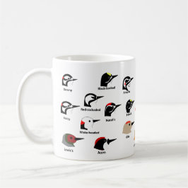 Caneca dos Woodpeckers de BirdFace (com etiquetas)