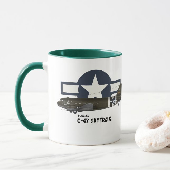 Caneca Douglas C-47 Skytrain (Com Donut)