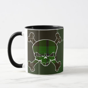 Caneca Douglas Tartan Skull No Banner Mug