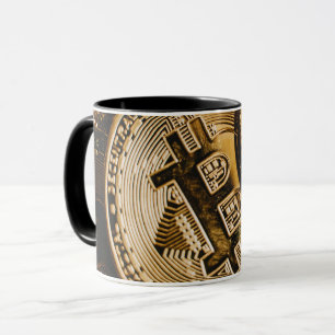 Caneca Dourada Bitmoney