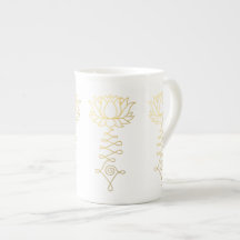 Caneca dourada de Lotus