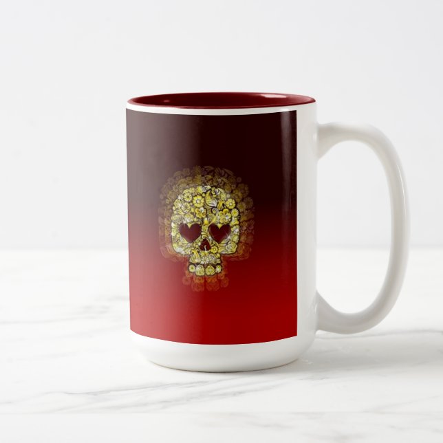 Caneca dourada do crânio (Direita)